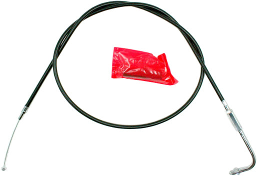 Motion Pro black vinyl throttle cable 70-6060 for motorcycle or ATV control lines, featuring durable construction and precise fit.