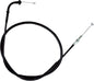 Motion Pro black vinyl throttle pull cable for motorcycle control lines, featuring durable construction and secure fittings.