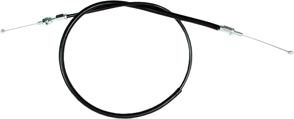 Motion Pro black vinyl throttle pull cable 70-2510 for motorcycle control lines, featuring a sturdy construction and precise fit.