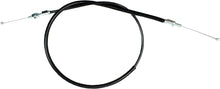 Load image into Gallery viewer, Motion Pro black vinyl throttle pull cable 70-2510 for motorcycle control lines, featuring a sturdy construction and precise fit.