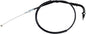 Motion Pro black vinyl throttle pull cable 70-2534 for motorcycle or ATV control lines, showing the cable with black vinyl coating.