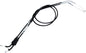 Motion Pro black vinyl throttle pull cable 70-3410 with durable construction for motorcycle control lines.