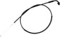 Motion Pro black vinyl throttle pull cable 70-4012 for motorcycle control lines, showing the cable with black vinyl coating and metal fittings.