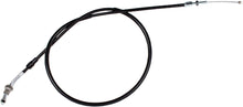 Load image into Gallery viewer, Motion Pro black vinyl throttle push cable 70-2523 for motorcycle control lines, featuring a durable flexible design.