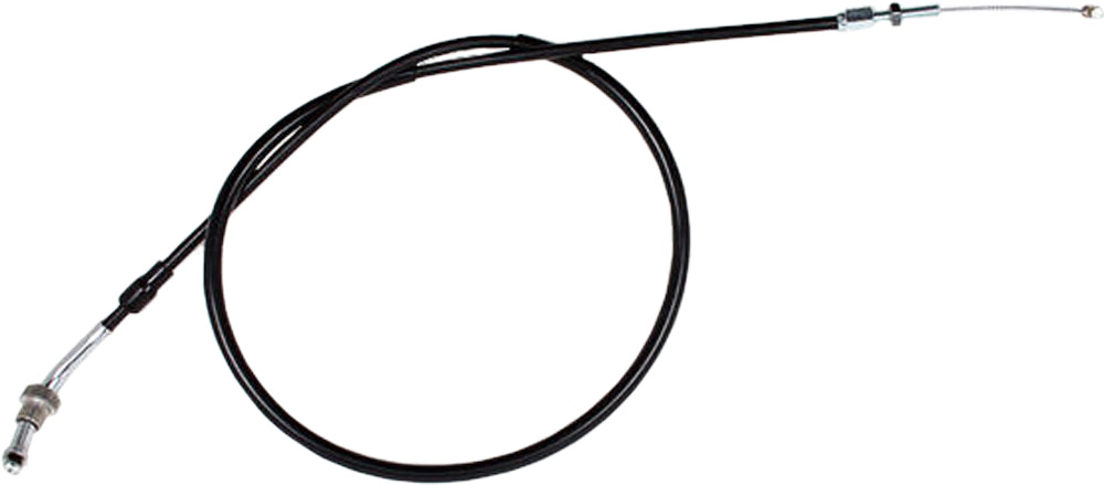 Motion Pro Black Vinyl Throttle Push Cable 70-2523 for motorcycle or ATV control lines, showing the cable and fittings.