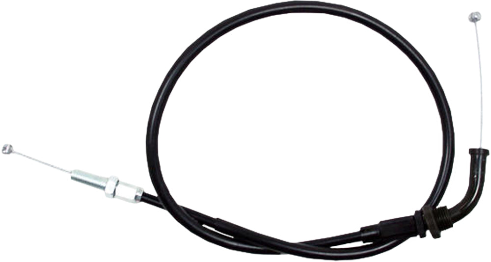 Motion Pro black vinyl throttle push cable 70-4226 for motorcycle or vehicle control lines, showing the cable with black vinyl coating.