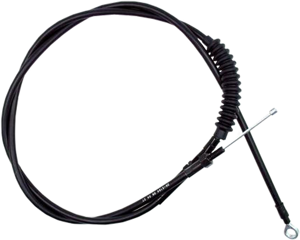 Motion Pro Blackout clutch LW cable for hydraulic control lines, showing the black clutch cable with fittings and housing.