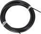 Motion Pro Black 7mmx50' cable housing for hydraulic control lines, durable and flexible for motorcycle or bicycle use.