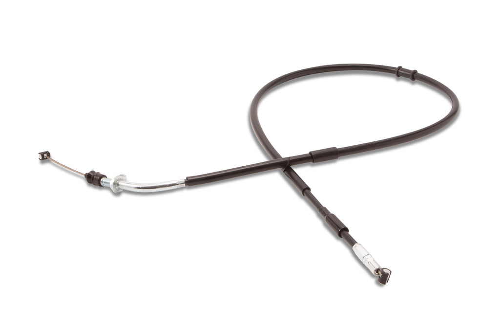 Motion Pro clutch cable for Yamaha 70-5431, showing a durable hydraulic control line with detailed fittings and black protective sheath.