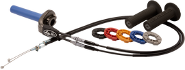 Motion Pro Rev3 throttle kit for motorcycles showing the black throttle grip and cable assembly in the image.