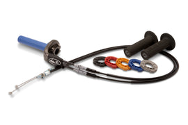Motion Pro Rev3 Throttle Kit 70-22987, motorcycle throttle assembly with cable and grip components, in black finish.