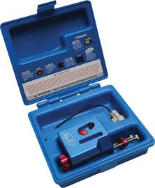 Motion Pro EV1 Fuel Injector Cleaner Kit, a tools set for cleaning fuel injectors, with spray nozzles and cleaning components.