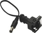 Motion Pro EV1 Fuel Injector Cleaner Pigtail for tools, black electrical connector with multiple pins, compatible with fuel injection systems.