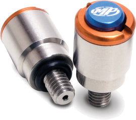 Motion Pro Micro Bleeder tool for brake and hydraulic systems, compact and durable, with ergonomic design for easy bleeding.