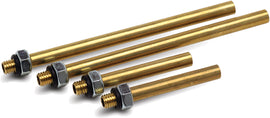Motion Pro Replacement 5mm Brass Adapters, 4-pack, durable tools for motorcycle and bike maintenance, shown in the image.