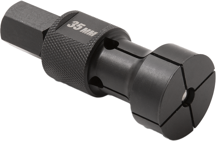Motion Pro 35mm replacement collet for tools, part number 57-8293J, used for secure tool attachments.