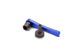 Motion Pro Tappet Adjuster Tool with 3mm square and 9mm wrench for motorcycle valve adjustments.
