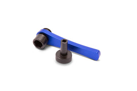 Motion Pro Tappet Adjuster Tool with 4mm square and 10mm wrench for motorcycle valve adjustments, black and metal finish.