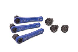 Motion Pro Tappet Adjuster Tool Set 57-8721, a collection of motorcycle engine tuning tools with sturdy metal components