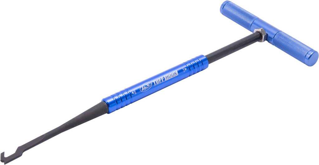 Motion Pro Tuff Hook Spring Puller tool, used for removing and installing springs safely and efficiently.