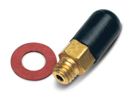 Motion Pro brass vacuum adapter with cap, 6mm x 1.0mm, for precise automotive and motorcycle service tools.