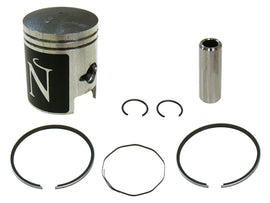 Namura piston kit for Kawasaki and Suzuki 41.46mm bore with +0.50 size, including piston components for engine rebuilds.