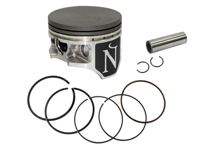 Namura piston kit 74.45mm with +0.50mm honing, featuring high-quality components for engine performance.
