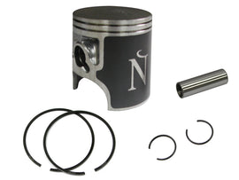 Namura OEM style piston kit with 66.42mm bore and +0.50mm, 11:1 compression ratio for Yamaha 187-400032, showing piston components.