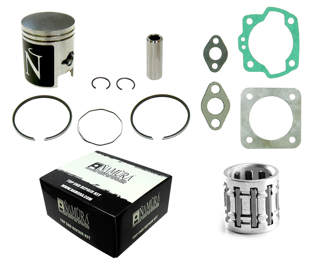 Namura Top End Kit for Kawasaki and Suzuki 186-30501 piston kit with 40.96mm bore and 11:1 compression ratio, includes piston components
