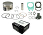 Namura Top End Kit 77.95/Std 11:1 piston kit with components for motorcycle engine repair, featuring high-performance parts.
