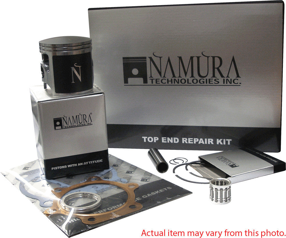 Namura Top End Kit 86.94/+0.01 piston kit with 11:1 compression for motorcycle engine repair, featuring high-quality components.