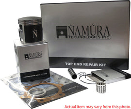 Namura Top End Kit 86.94/+0.01 piston kit with 11:1 compression for motorcycle engine repair, featuring high-quality components.