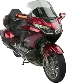 Clear National Cycle Vstream replacement windshield for motorcycles, low profile windscreen with a sleek, aerodynamic design.