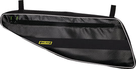 Nelson-Rigg Lower Door Bags 270-3502 luggage mounted on motorcycle door, showing durable waterproof construction and secure straps.