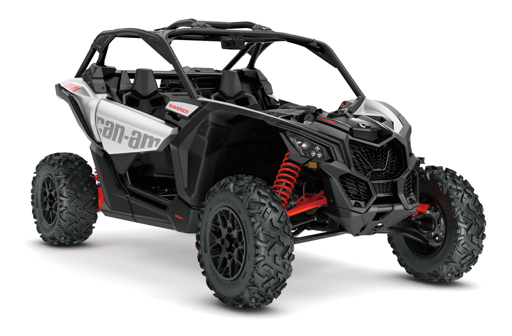 New Ray Toys 1:18 scale Can-Am Maverick X3 X Turbo Hyper Silver accessory, detailed miniature off-road vehicle model.