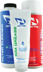 No Toil Filter Maintenance Kit 3-pack with chemicals for cleaning and maintaining motorcycle or air filters.