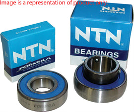NTN drive idler wheel bearing 5/8 inch by 35mm by 11mm showing the metal bearing with smooth surface