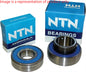 NTN drive idler wheel bearing 5/8 inch by 35mm by 11mm showing the metal bearing with smooth surface