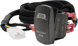 Open Trail Ez Harness Standard Rocker Switch with Light Bar for vehicle control and lighting, designed for easy installation.