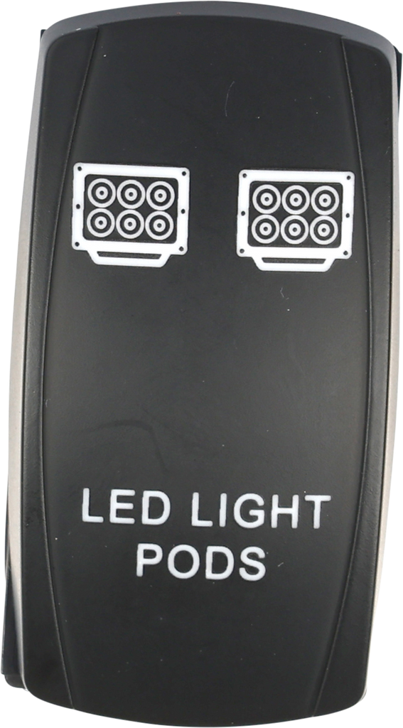 Open Trail Light Pods LED switch with backlit design, durable switch for vehicle lighting control, model 459-19073.