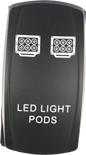 Open Trail Light Pods LED switch with backlit design, durable switch for vehicle lighting control, model 459-19073.