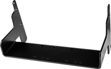 Load image into Gallery viewer, Open Trail Winch Mount 459-0430, durable black metal mount designed for off-road winches, with mounting holes for secure attachment.
