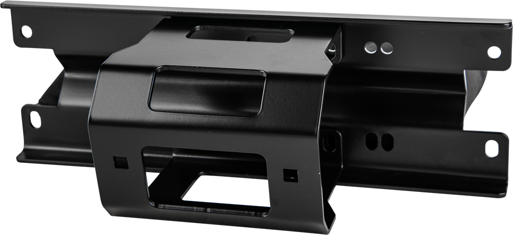 Open Trail winch mount 459-0440, sturdy black metal mount designed for off-road vehicle winch installation.