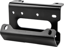 Charger l'image dans la galerie, Open Trail Winch Mount 459-1905, rugged black metal mount for vehicle winches, sturdy and durable construction.