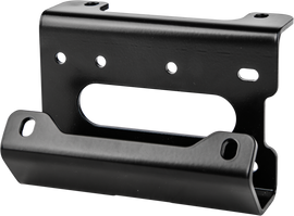 Open Trail Winch Mount 459-1905, rugged black metal mount for vehicle winches, sturdy and durable construction.