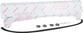 Open Trail Half Windshield for off-road vehicles, clear windscreen designed for enhanced protection and visibility.