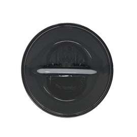 Pathfinder Classic LED headlight with 5.75-inch black housing and daytime running lights, designed for vehicle lighting.