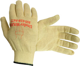 PC Racing ultra waterproof glove liner in size large, designed for racing gloves, shown in black fabric with waterproof material.