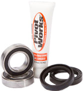 Load image into Gallery viewer, Pivot Works front wheel bearing kit 52-0457 for drive applications, showing bearings and components on a white background.