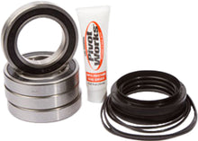 Load image into Gallery viewer, Pivot Works Rear Wheel Bearing Kit 52-0573 for drive wheel, includes bearings and components, suitable for motorcycle or bike maintenance.